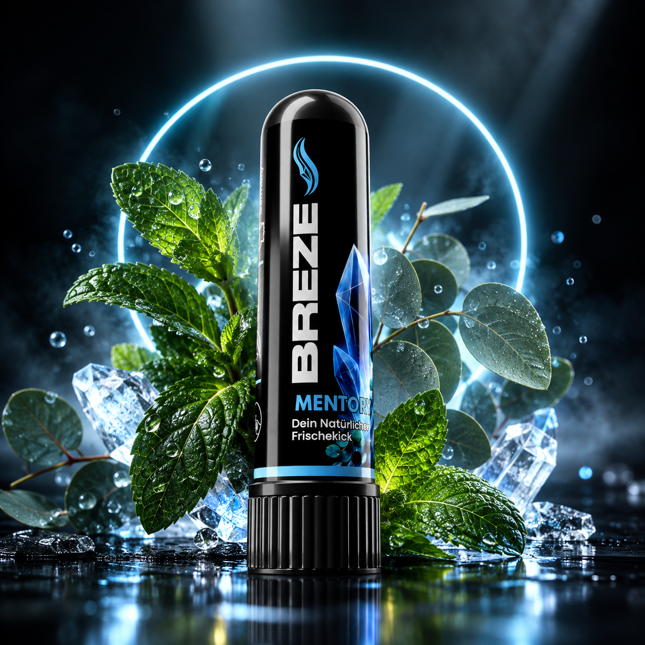 Zutaten von BREZE Mentory: Bio-Eukalyptus & Bio-Minze
