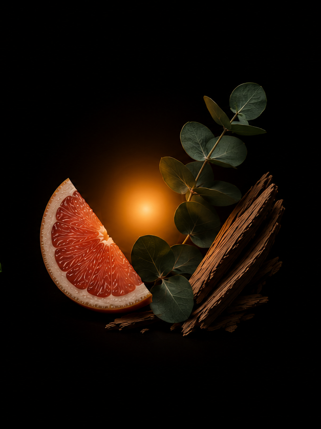 Zutaten von BREZE Solaya: Grapefruit & Zeder