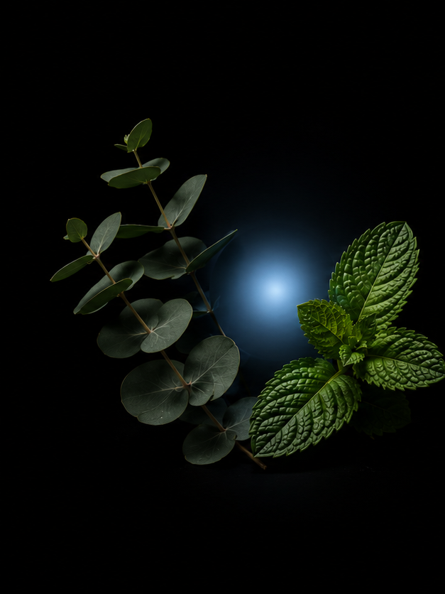 Zutaten von BREZE Mentory: Eukalyptus & Minze